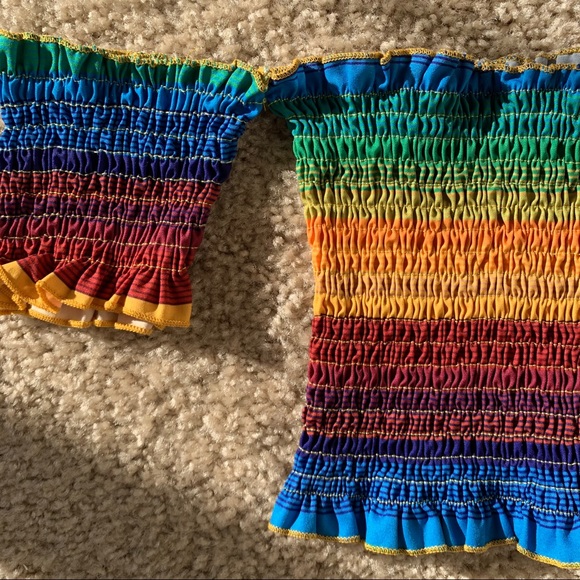 H&M Rainbow Tube Top 🌈 - Picture 2 of 3